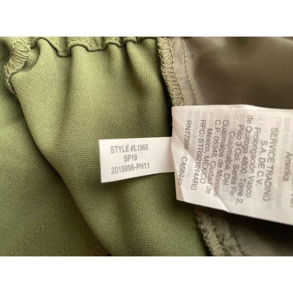 Green J. Crew Stretch Shorts With Pockets Size 6 - Picture 7 of 7